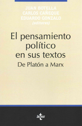 Книга El pensamiento político en sus textos : de Platón a Marx 