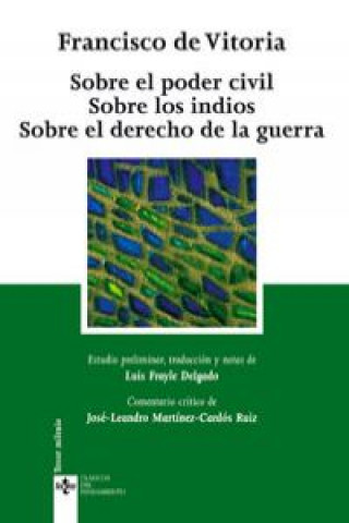 Knjiga Sobre el poder civil ; Sobre los indios ; Sobre el derecho de la guerra Francisco de Vitoria