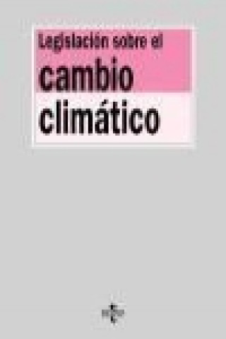 Kniha Legislación sobre el cambio climático 