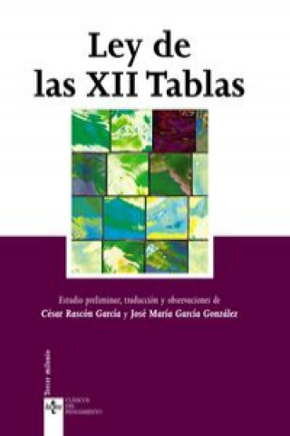 Книга Ley de las XII tablas José María García González