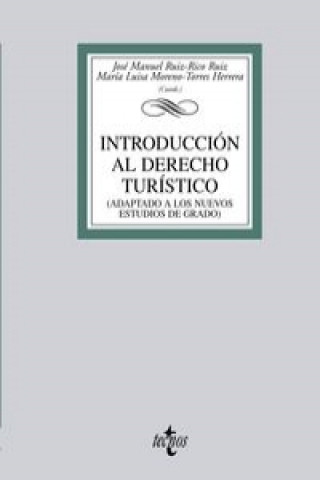 Carte Introducción al derecho turístico José Manuel Ruiz-Rico Ruiz