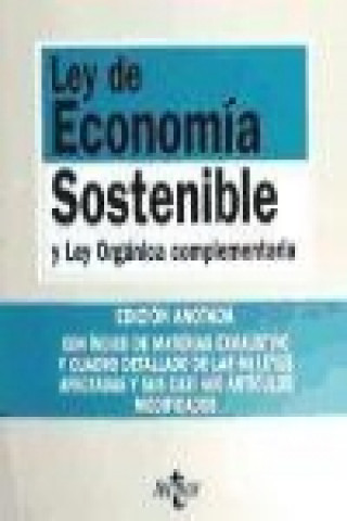Könyv Ley de economía sostenible 