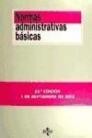 Knjiga Normas administrativas básicas -