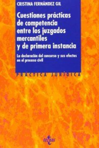 Książka Cuestiones prácticas de competencia entre los juzgados mercantiles y de primera instancia : la declaración de concurso y sus efectos en el proceso civ Cristina Fernández Gil