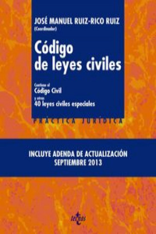 Книга Código de leyes civiles José Manuel Ruiz-Rico Ruiz