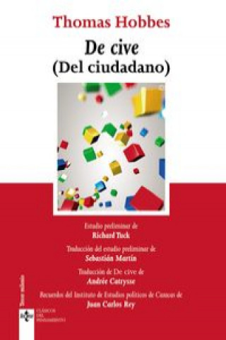 Buch De cive : del ciudadano THOMAS HOBBES