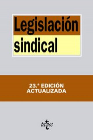 Kniha Legislación sindical 