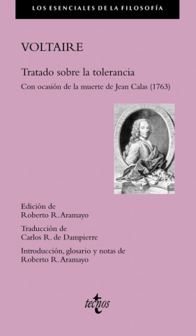 Kniha Tratado sobre la tolerancia : con ocasión de la muerte de Jean Calas, 1763 VOLTAIRE