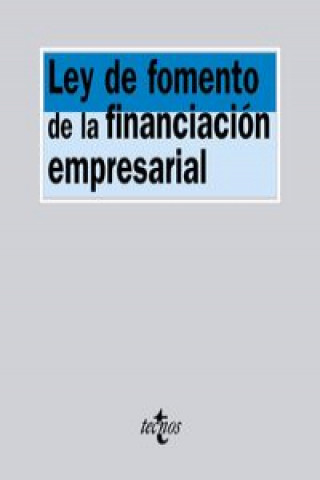 Kniha Ley de fomento de la financiación empresarial 