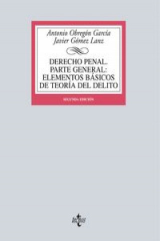 Kniha Derecho penal : parte general: elementos básicos de teoría del delito 