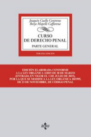 Kniha Curso de derecho penal : parte general 