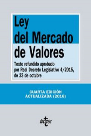 Книга Ley del Mercado de Valores 