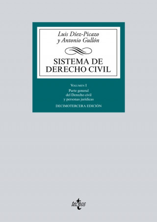 Könyv Sistema de derecho civil : introducción, derecho de la persona, autonomía privada, persona jurídica LUIS DIEZ-PICAZO