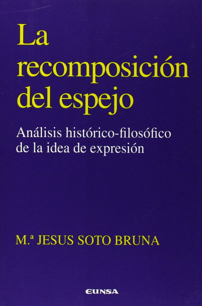 Könyv La recomposición del espejo : análisis histórico-filosófico de la idea de expresión María Jesús Soto-Bruna