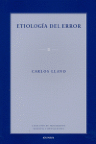 Kniha Etiología del error Carlos Llano Cifuentes