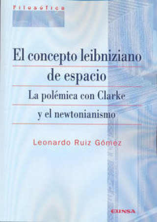 Könyv El concepto leibniziano de espacio Leonardo Ruiz Gómez