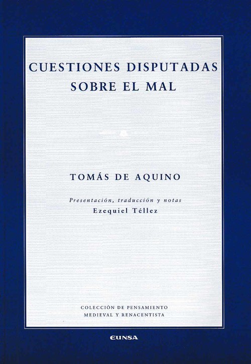 Könyv Cuestiones disputadas sobre el mal 