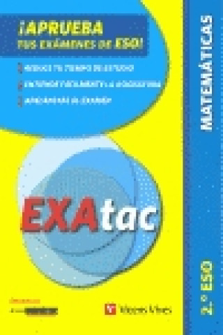 Kniha Exatac, matemáticas, 2 ESO. Ejercicios para aprobar los exámenes de ESO Aula d'Estudi Assessoria d'Estudi