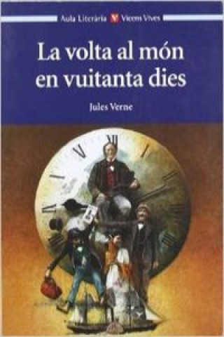 Carte LA VOLTA AL MON EN 80 DIES Jules Verne