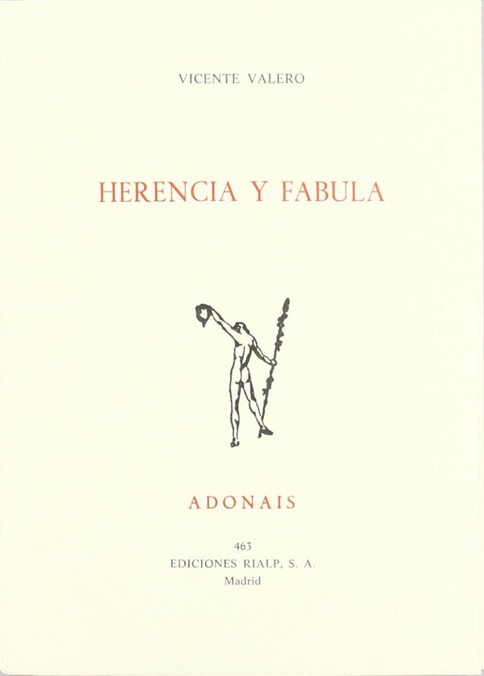 Carte Herencia y fábula Vicente Valero