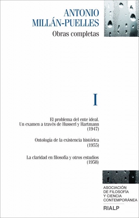 Kniha Obras completas de Antonio Millán-Puelles I Antonio Millán Puelles