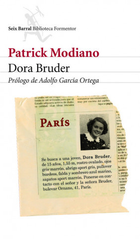 Livre Dora Bruder Patrick Modiano