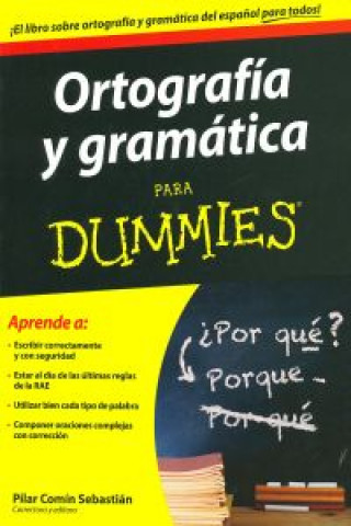 Kniha Ortografía y gramática para dummies Pilar Comín Sebastián