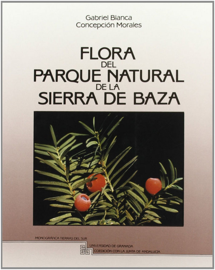 Carte Flora del parque natural de la sierra de Baza Gabriel Blanca
