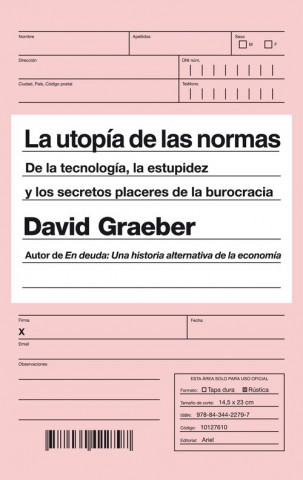 Книга La utopía de las normas DAVID GRAEBER