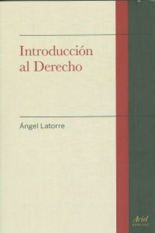 Carte INTRODUCCIÓN AL DERECHO ANGEL LATORRE
