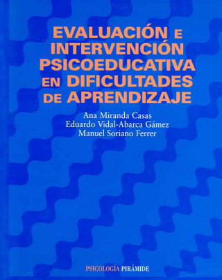 Kniha Evaluación e intervención psicoeducativa en dificultades de aprendizaje Ana Miranda Casas