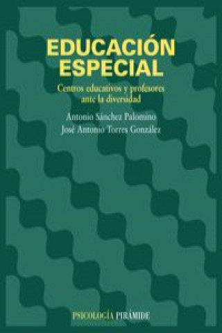 Libro Educación especial : centros educativos y profesores ante la diversidad Antonio Sánchez Palomino