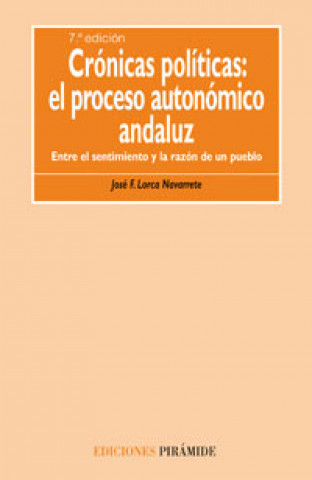 Carte Crónicas políticas : el proceso autonómico andaluz : entre el sentimiento y la razón de un pueblo José F. Lorca Navarrete