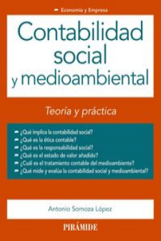 Kniha Contabilidad social y medioambiental ANTONIO SOMOZA
