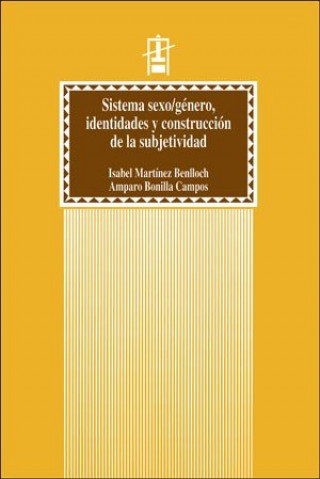 Carte Sistema sexo - género, identidades y construcción de la subjetividad Amparo Bonilla Campos