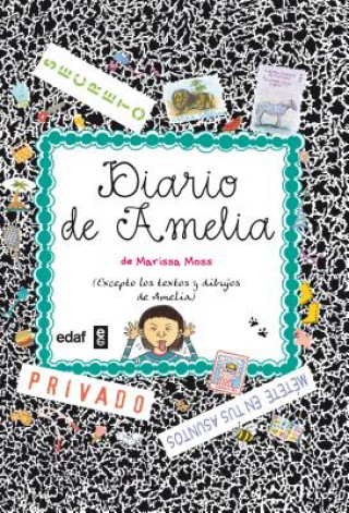 Kniha Diario de Amelia = Amelia's Journal Marissa Moss