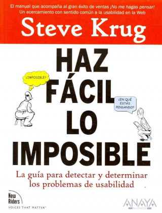 Kniha Haz fácil lo imposible Steve Krug