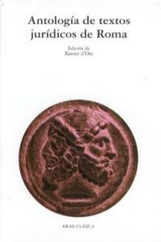 Kniha Antología de textos jurídicos de Roma XAVIER D´ORS