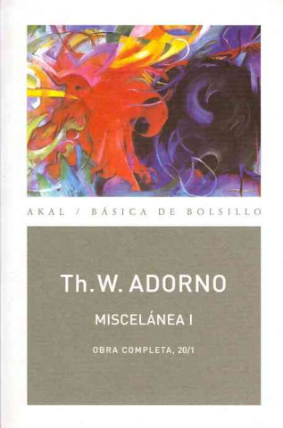 Kniha Miscelánea I THEODOR ADORNO