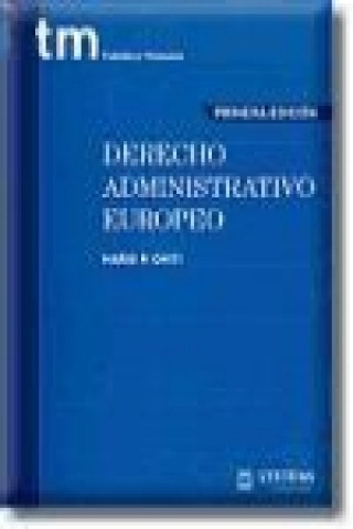 Книга Derecho administrativo europeo Mario Pietro Chiti