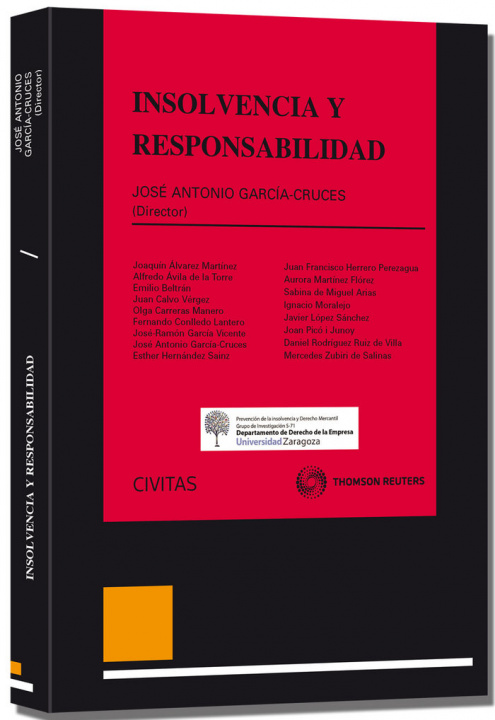 Kniha Insolvencia y responsabilidad José Antonio García-Cruces González