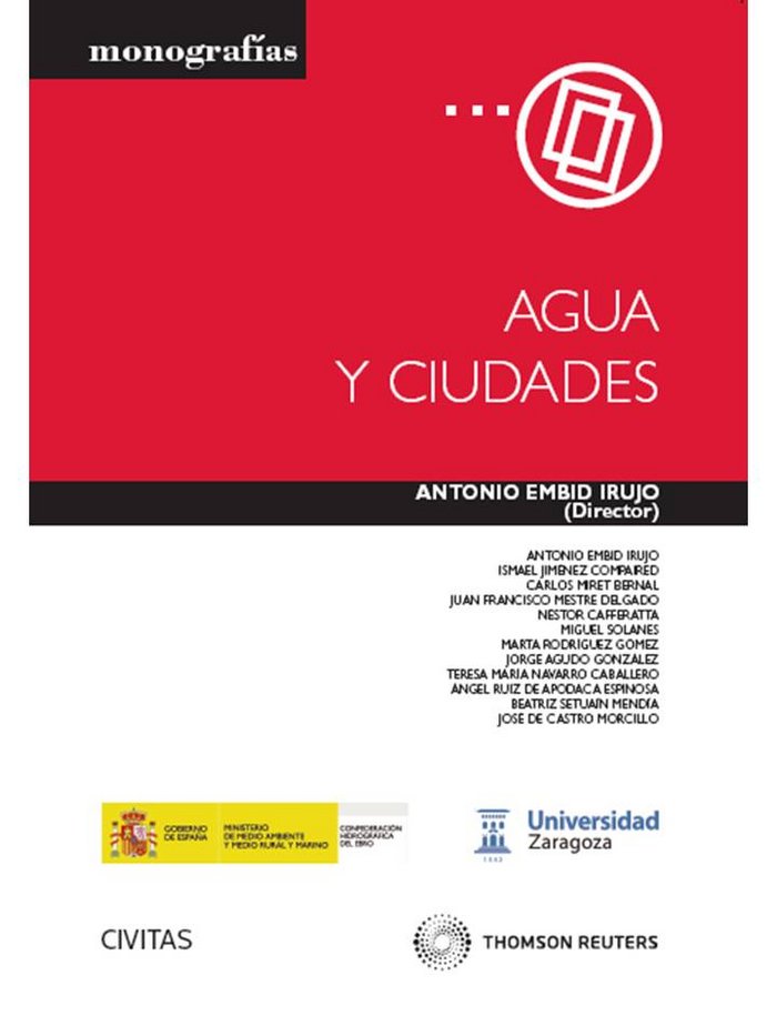 Knjiga Agua y Ciudades 