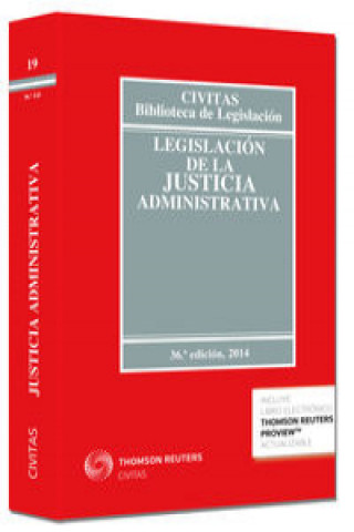 Kniha Legislación de la Justicia Administrativa JULIO TOLEDO JUADENES