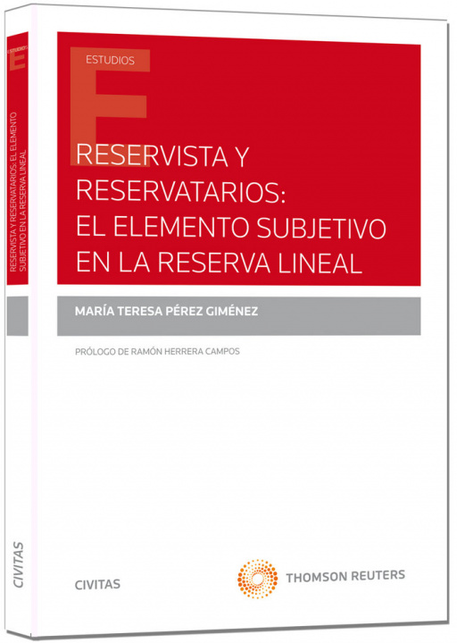 Книга Reservista y reservatorios: El elemento subjetivo en la reserva lineal 