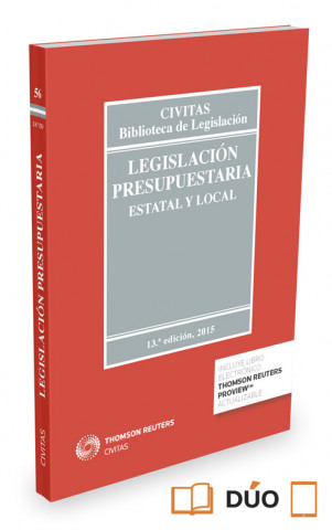 Kniha Legislación presupuestaria estatal y local 