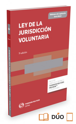 Kniha Ley de la Jurisdicción Voluntaria 