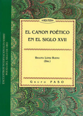 Carte El canon poA tico en el siglo XVII. (9788447212347) 