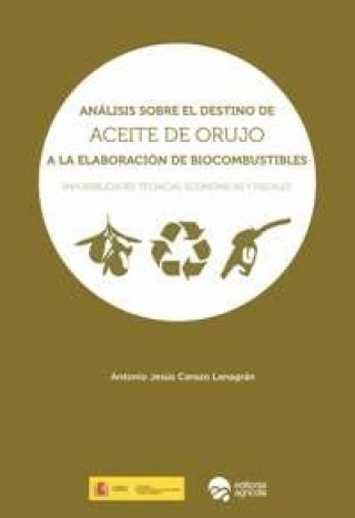 Kniha Análisis sobre el destino de aceite de orujo a la elaboración de biocombustibles: imposibilidades técnicas, económicas y fiscales 