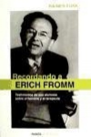 Kniha Recordando a Erich Fromm Rainer Funk