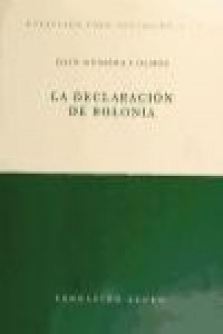 Kniha La Declaración de Bolonia 